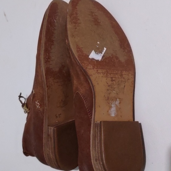 UGG Women’s Glee Brown Leather Ankle Zip Up Bootie Boots 1020262 Size 9 - Picture 10 of 10